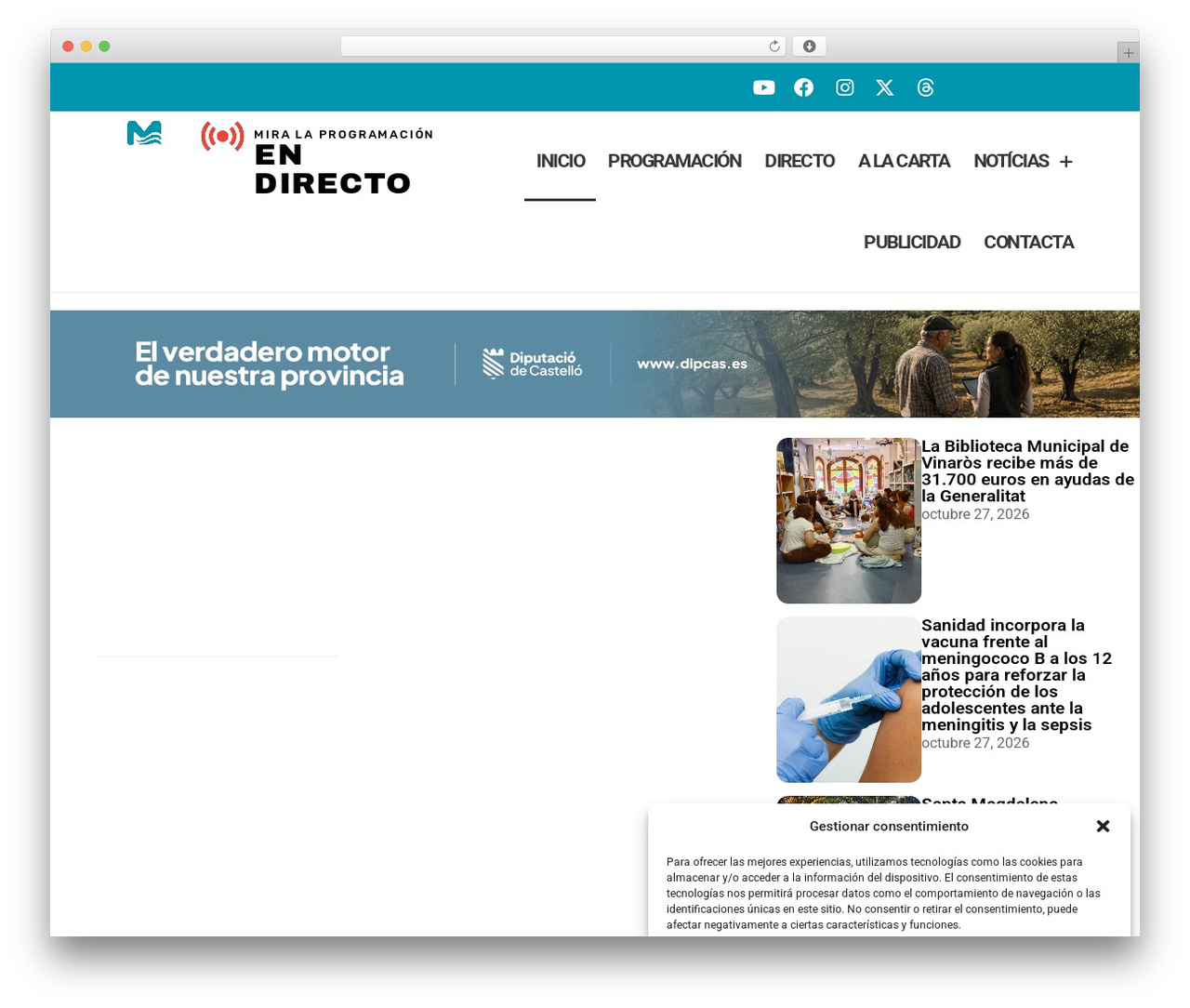 WordPress theme Hello Elementor - www.maestrat.tv