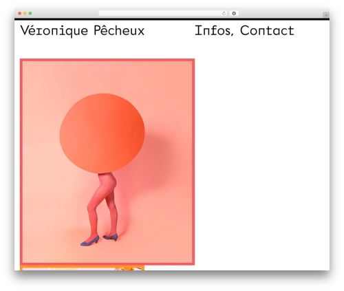 WordPress theme Touchfolio - veroniquepecheux.com