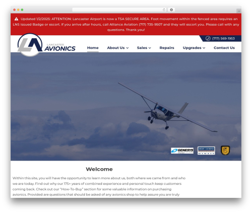 HTML5 Barebones Theme WordPress theme - lancasteravionics.com
