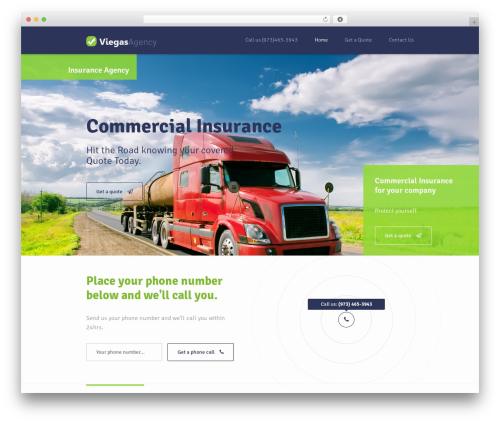 Insurance WordPress Theme WordPress theme - viegasagency.com