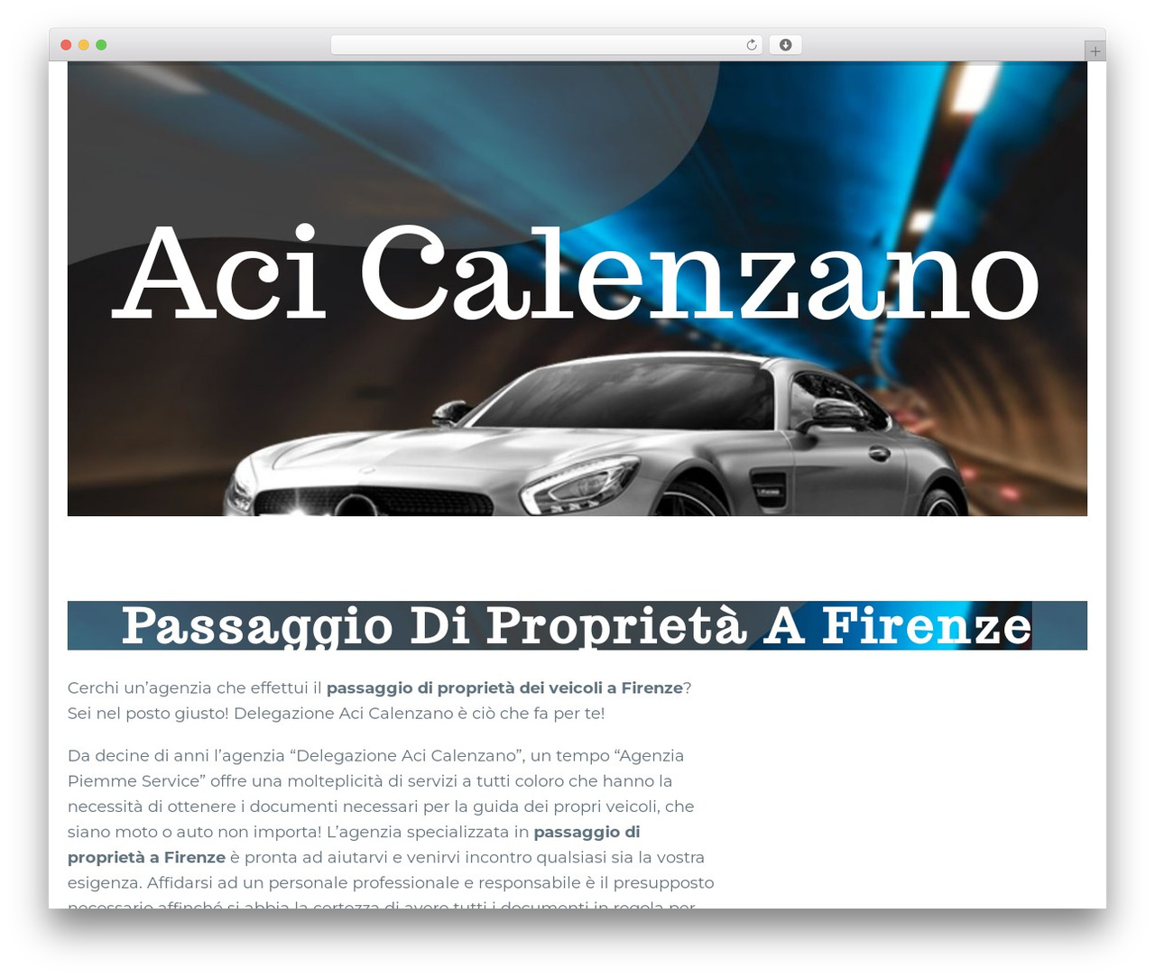Template (Elementor) theme WordPress - acicalenzano.com