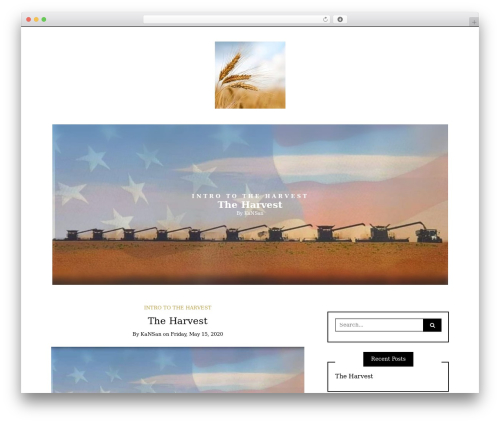 Theme WordPress Writee - itsallabouttheharvest.com