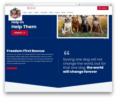Theme WordPress Buzz To The Rescues - freedomfirstrescue.com