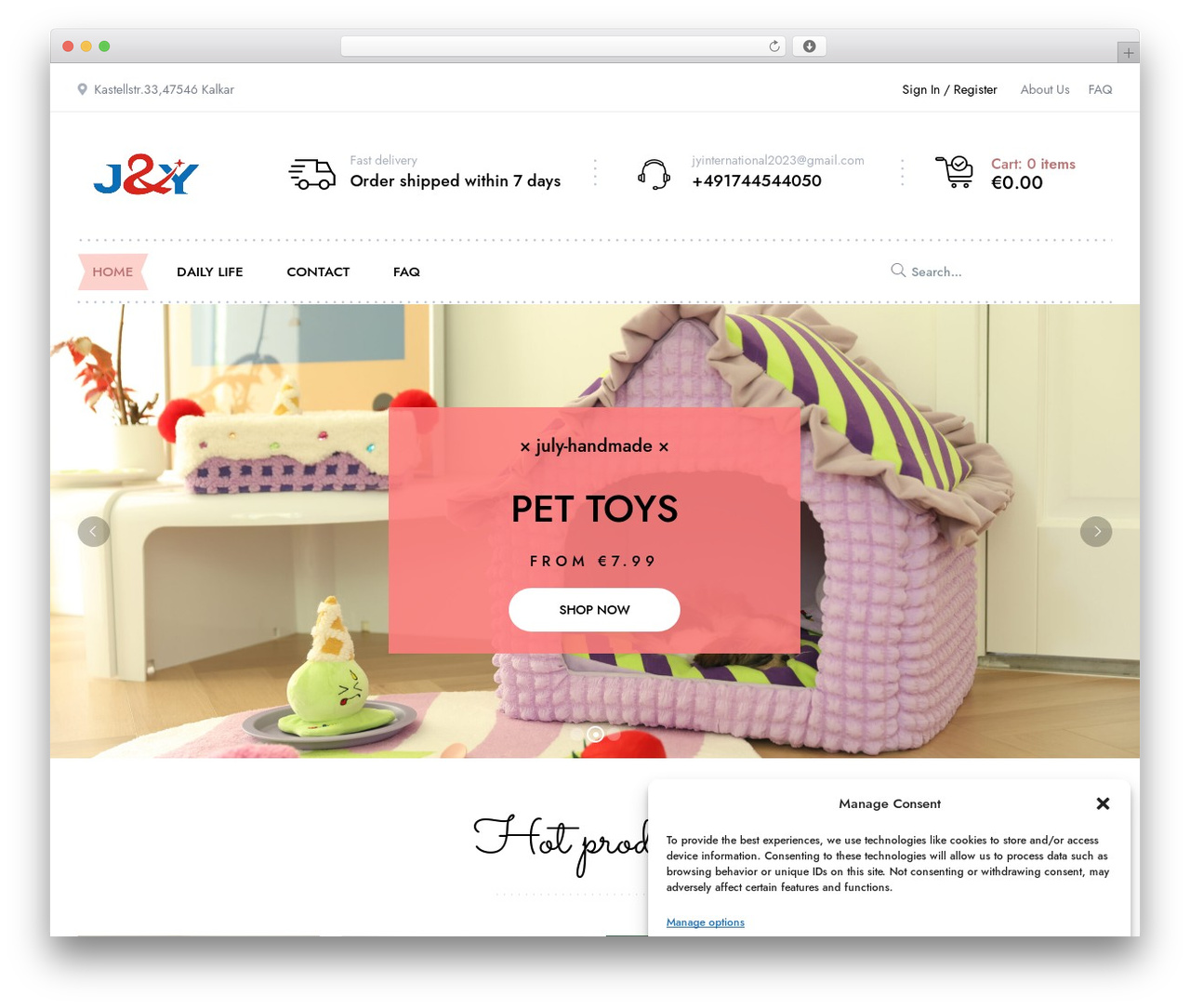 Theme WordPress Gifymo - july-handmade.com