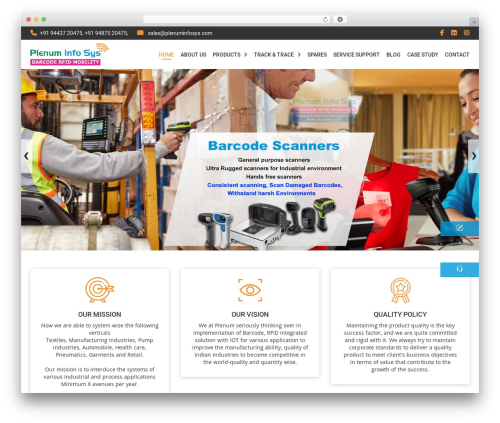 Theme WordPress Plenum Info Sys - plenuminfosys.com