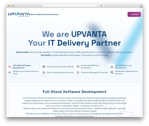 UpVanta WordPress theme - upvanta.com