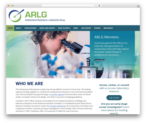 WordPress theme base3 - arlg.org