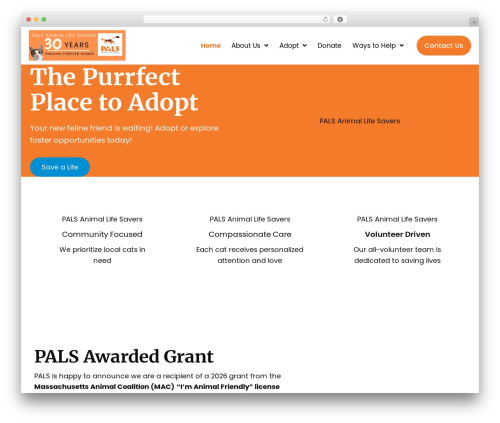 Pws core WordPress plugin - palscats.org