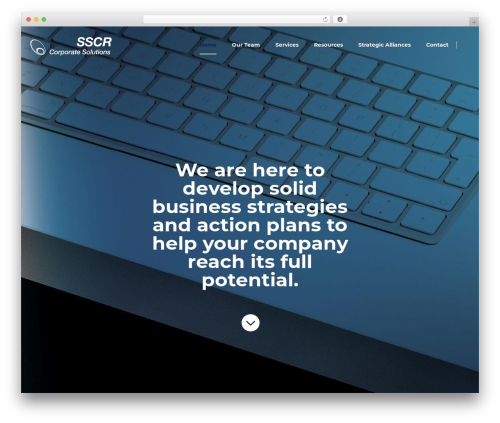 WordPress theme Rigel - sscrsolutions.com