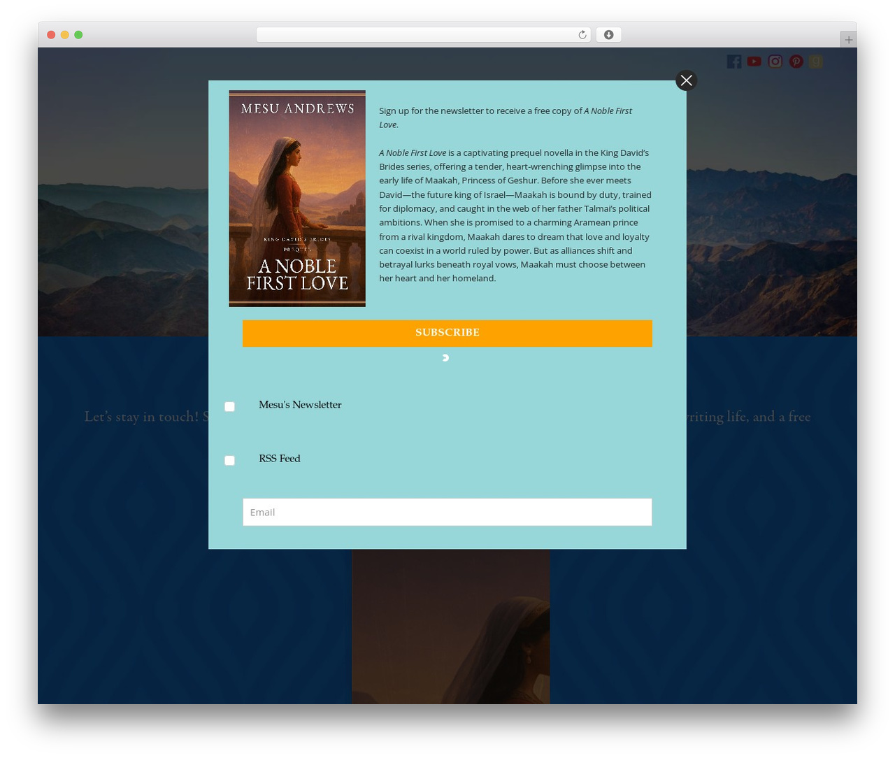 X WordPress theme - mesuandrews.com