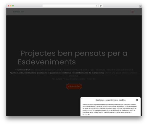 aeuroweb WordPress theme - eventualbcn.com
