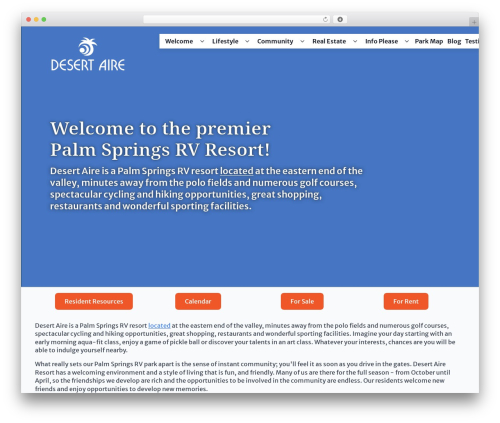 Breakdance Zero Theme WordPress theme - desertaireresort.com