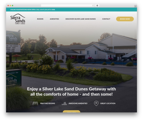 Envigor WordPress theme - sierrasands.com
