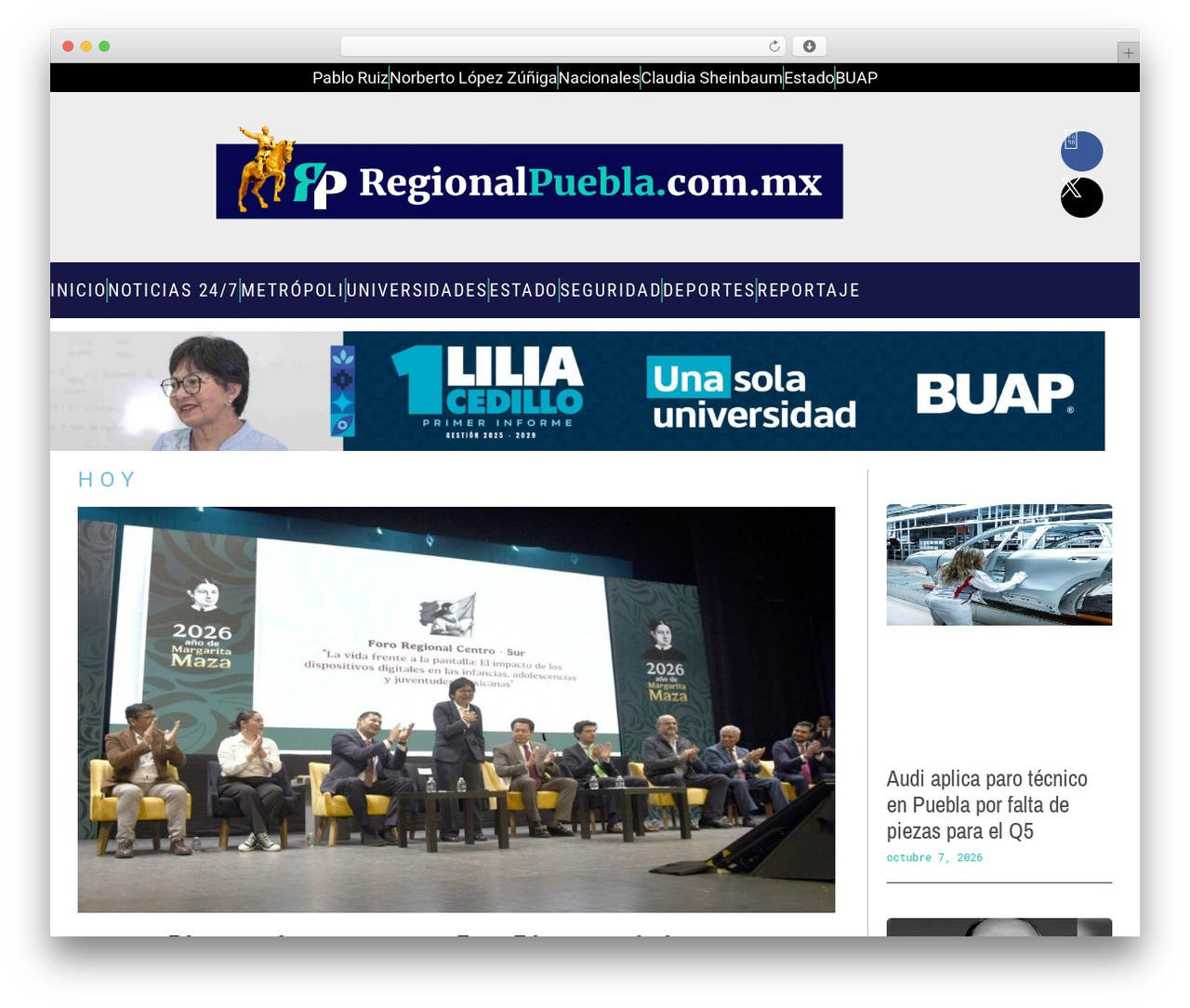 Hello Elementor WordPress theme - regionalpuebla.com.mx