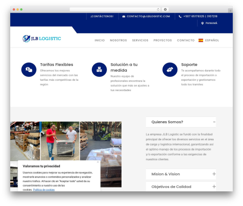 Logistix WordPress theme - jlblogistic.com