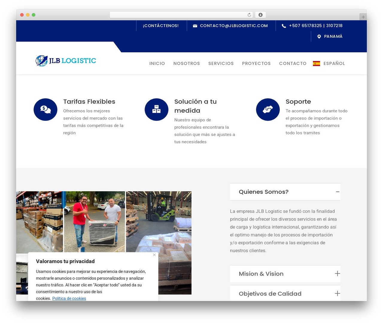 Logistix WordPress theme - jlblogistic.com Logistix WordPress theme - jlblogistic.com