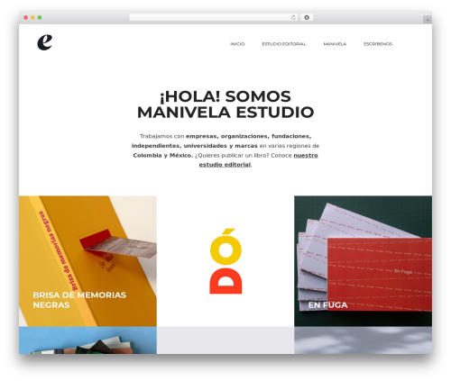 Modesto WordPress theme - manivelaestudio.com