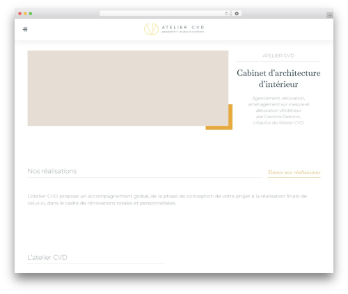 Starter Template top WordPress theme - ateliercvd.com