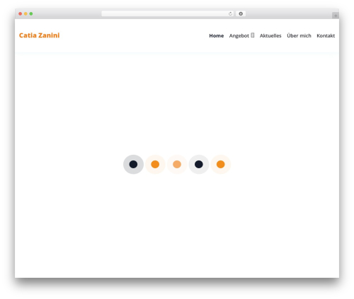 Talking Minds WordPress theme - catiazanini.ch