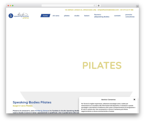 Theme WordPress Dance Studio - speakingbodies.com