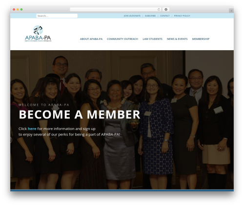 Codeless framework WordPress plugin - apaba-pa.org