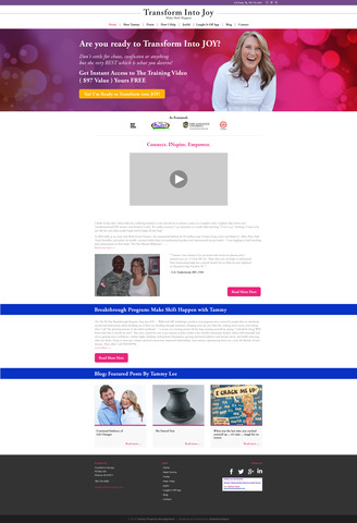 Transform Into Joy WordPress theme Transform Into Joy WordPress theme