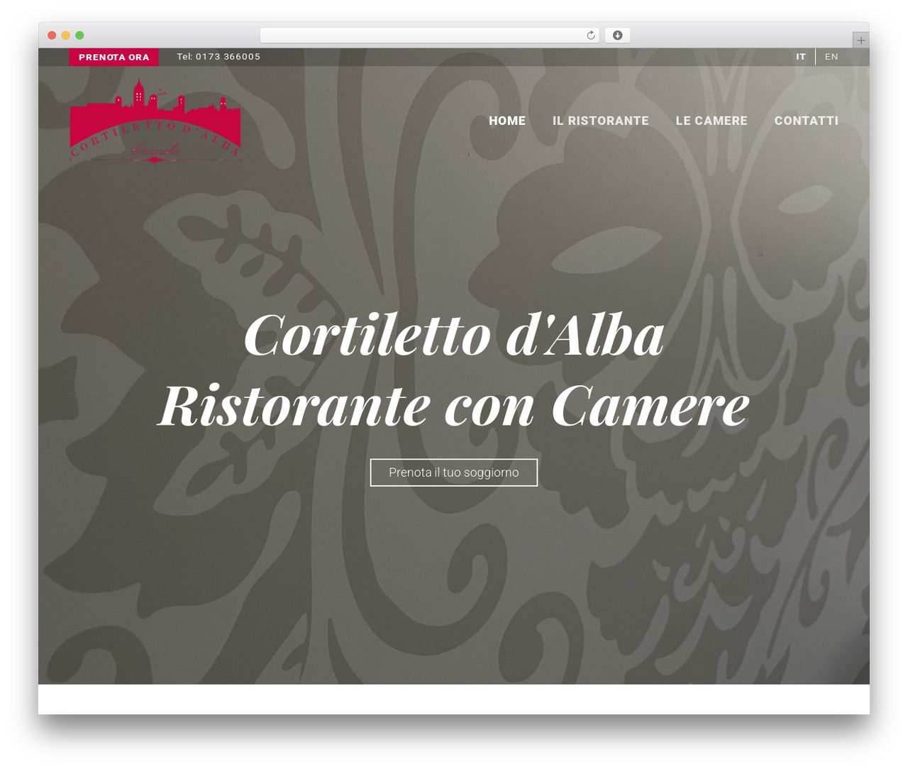 WordPress website theme FrontEnd Dev - cortilettodalba.it