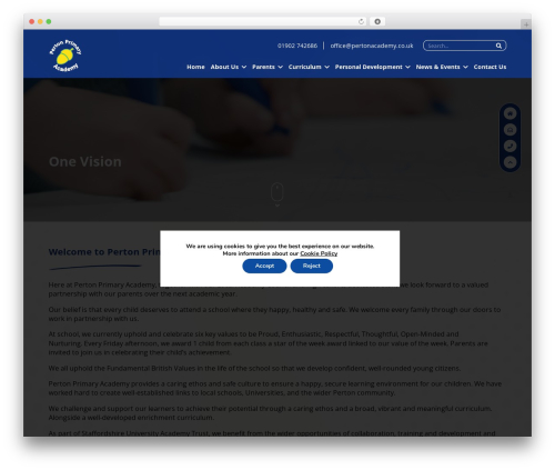 WordPress theme SUAT WordPress Theme - pertonacademy.co.uk