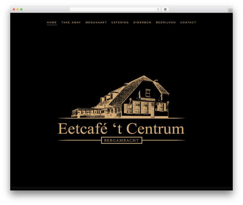 WordPress theme Caverta - eetcafebergambacht.nl