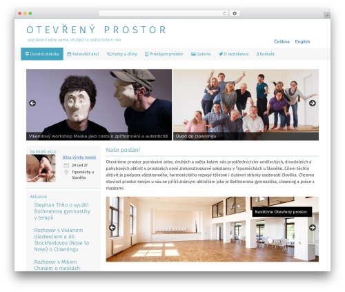 WordPress theme Genesis - otevrenyprostor.cz