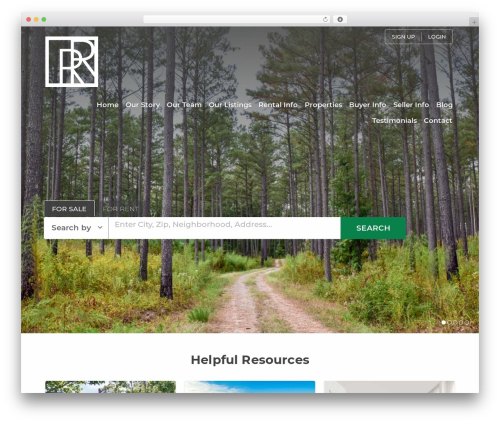 Base theme WordPress - routhrealtors.com