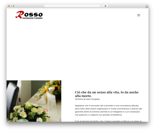 Beacon WordPress theme - onoranzefunebrirosso.com
