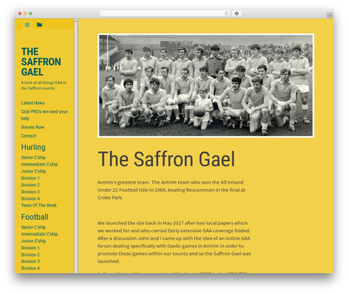 Editor theme WordPress - thesaffrongael.com