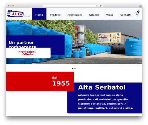 EMcode WordPress theme - alta.it