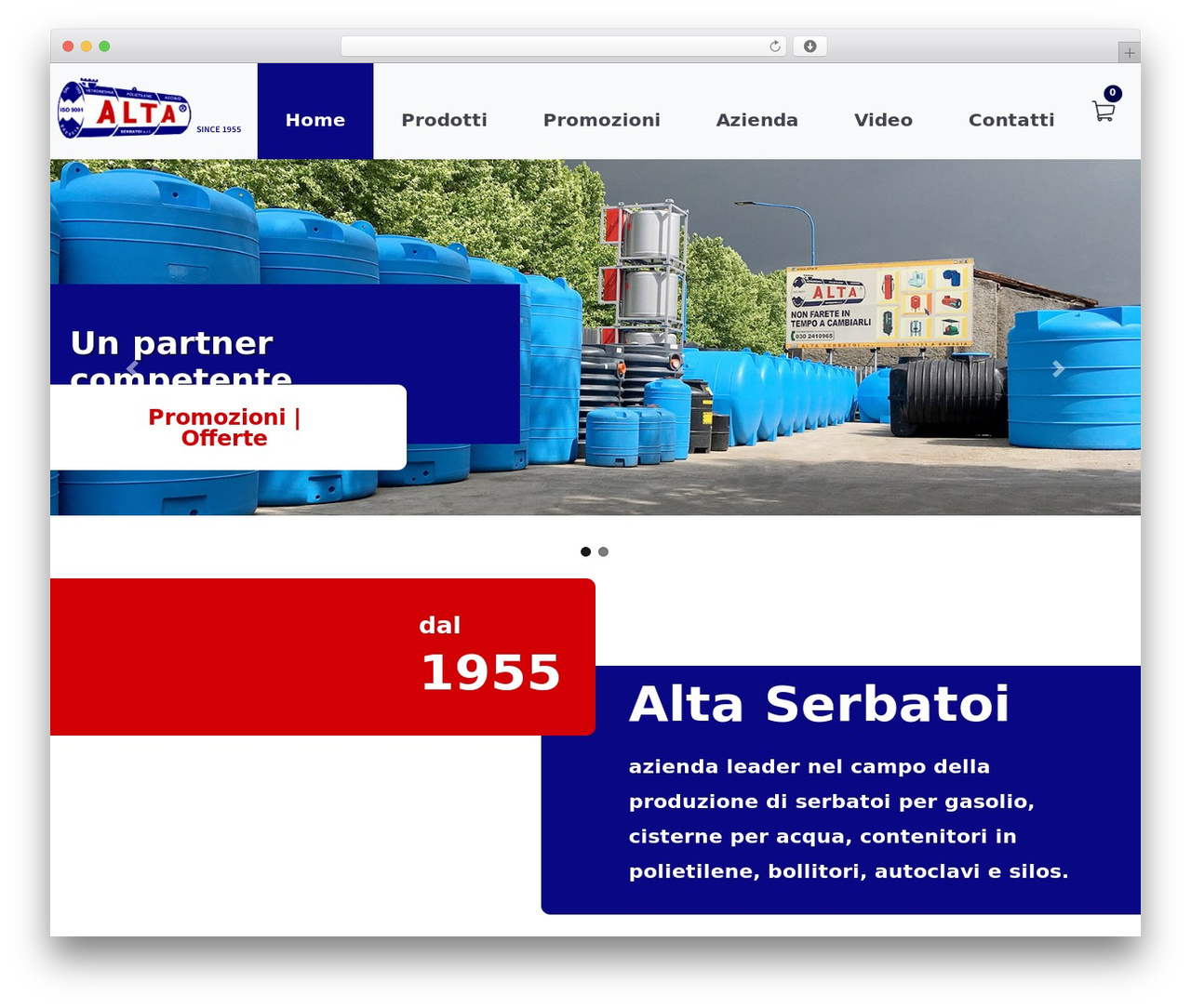 EMcode WordPress theme - alta.it