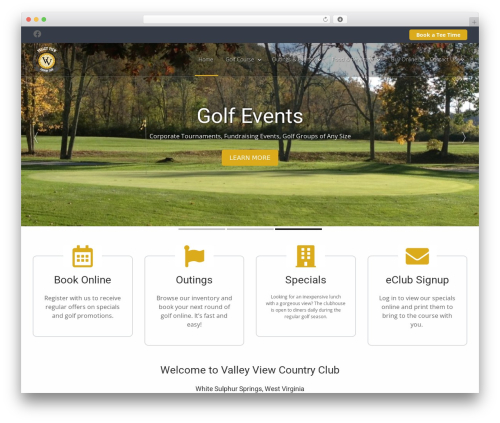 Golfnow legacy shortcodes WordPress plugin - valleyviewcountryclub.com