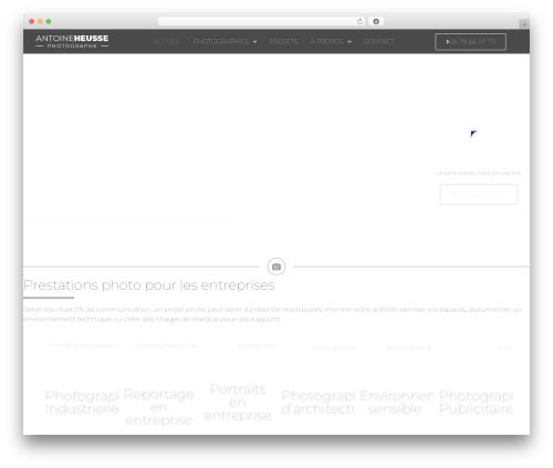 Periwinkle theme WordPress - photo-h.fr