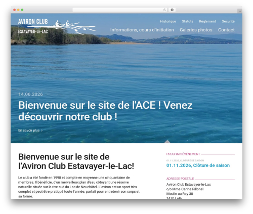 Basic web WordPress plugin - avironestavayer.ch