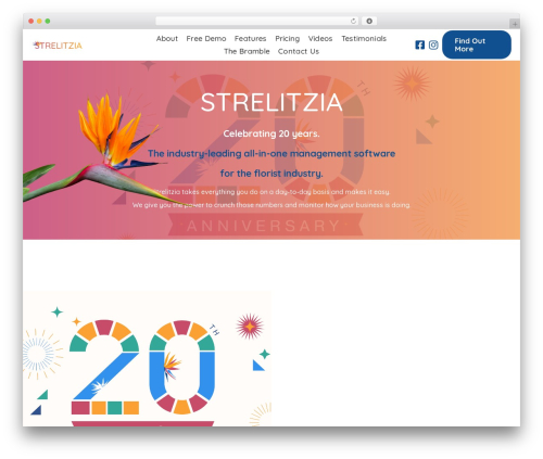 Theme WordPress Dream Theme - strelitziasoftware.com