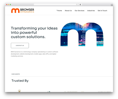 Theme WordPress Marity - bmsdynamics.com