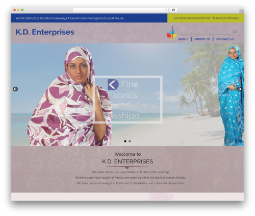 Toolset Bootstrap WordPress theme - kdcotton.com