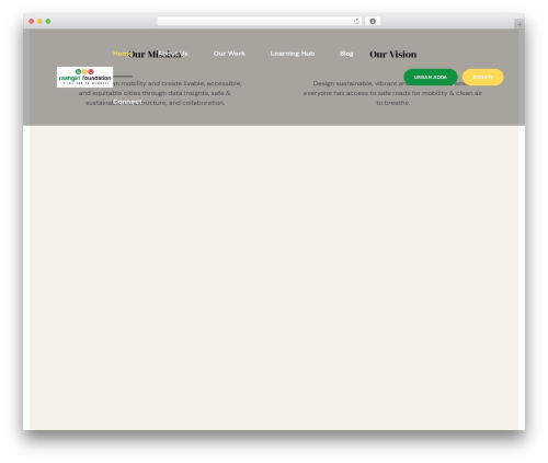 Unity core WordPress plugin - raahgirifoundation.org