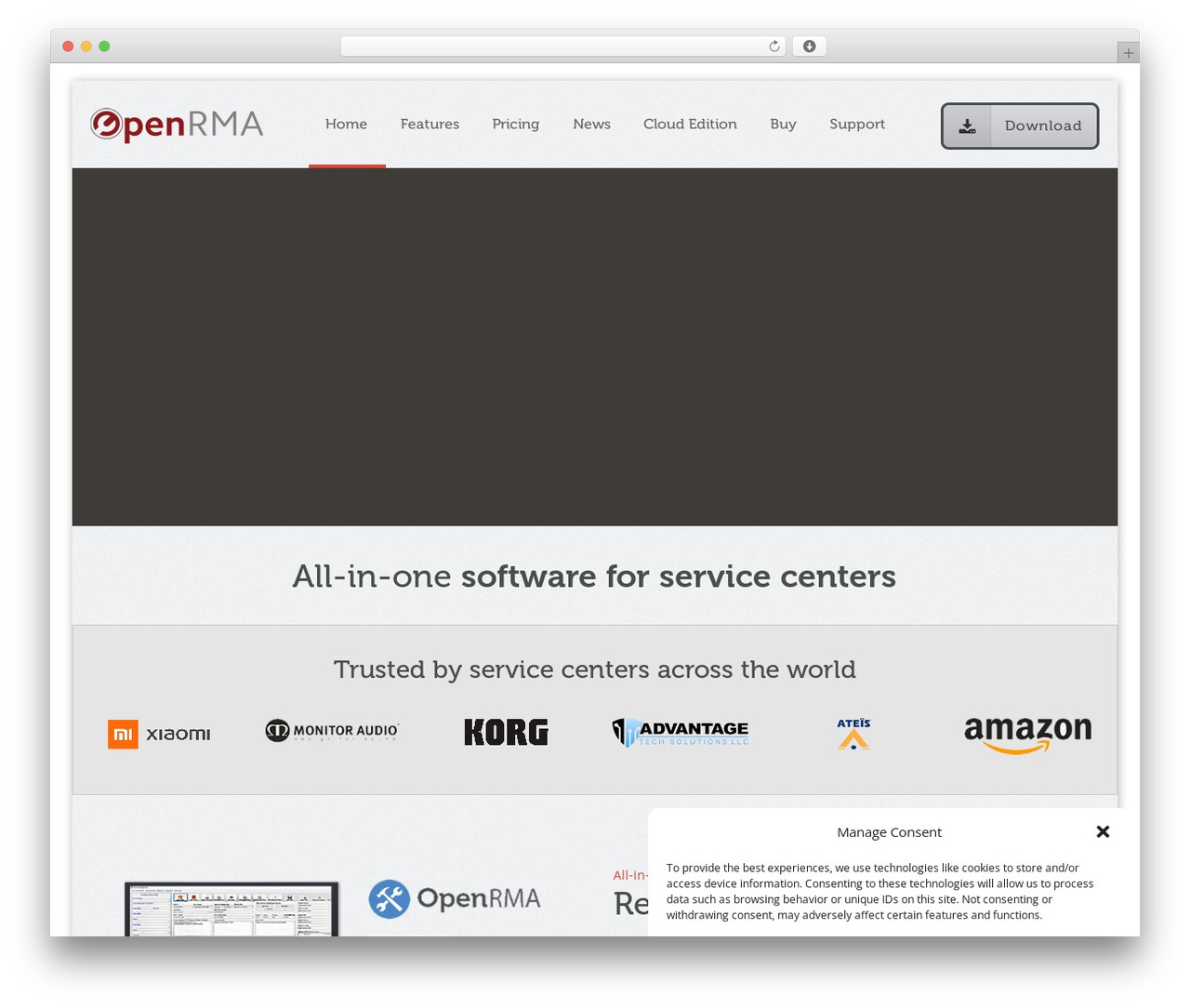 WordPress theme Appdev - openrma.com