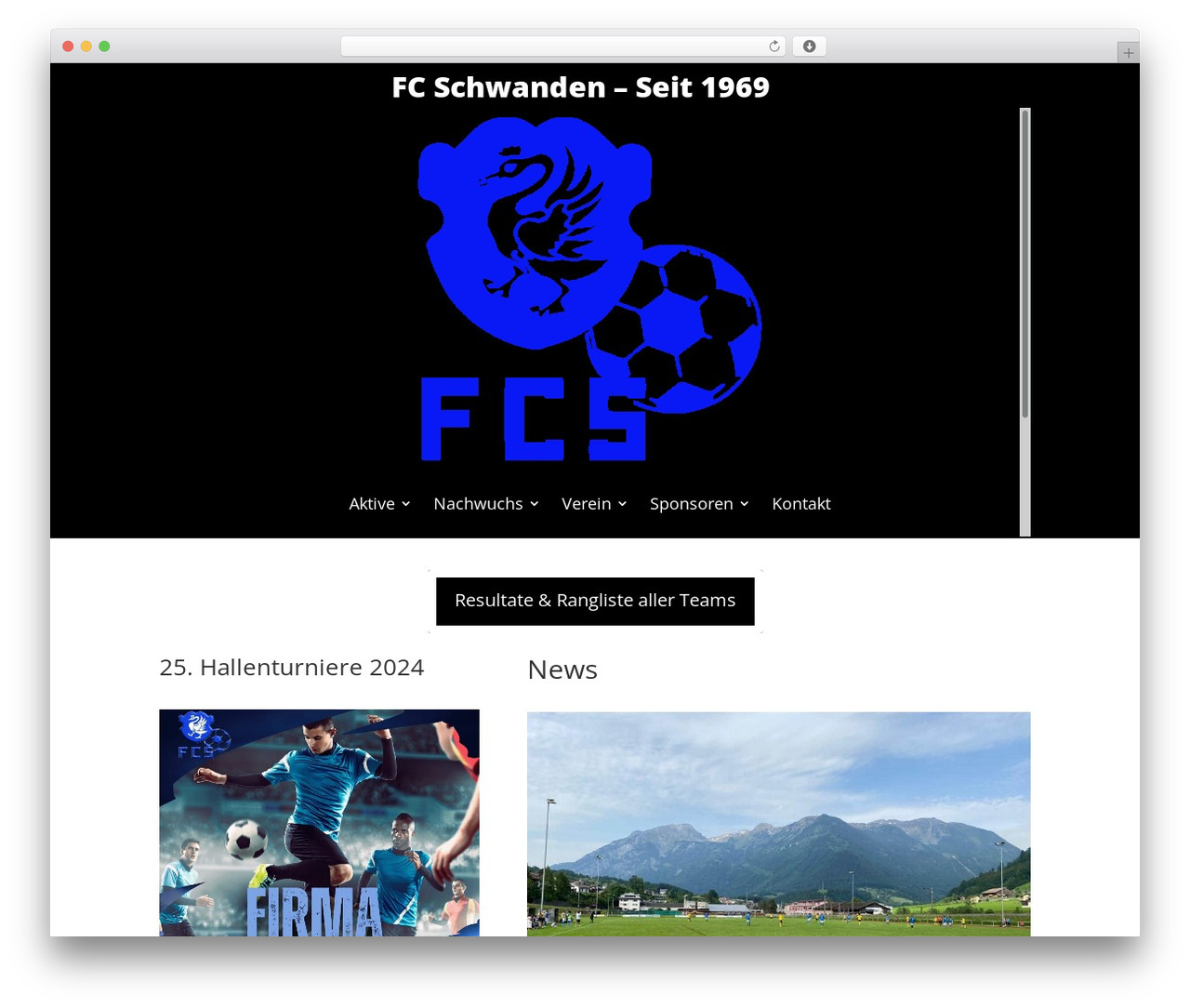 WordPress theme Divi - fcschwanden.ch