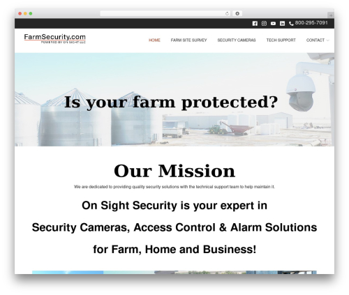 WordPress website theme Reach Local - farmsecurity.com