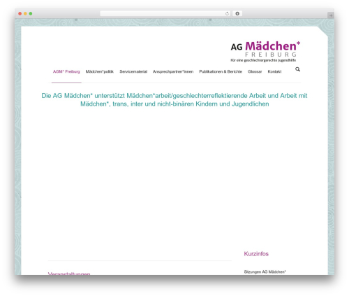 Better Child WordPress theme - ag-maedchen-freiburg.de
