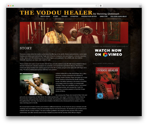 Modularity Lite theme WordPress - the-vodou-healer.com