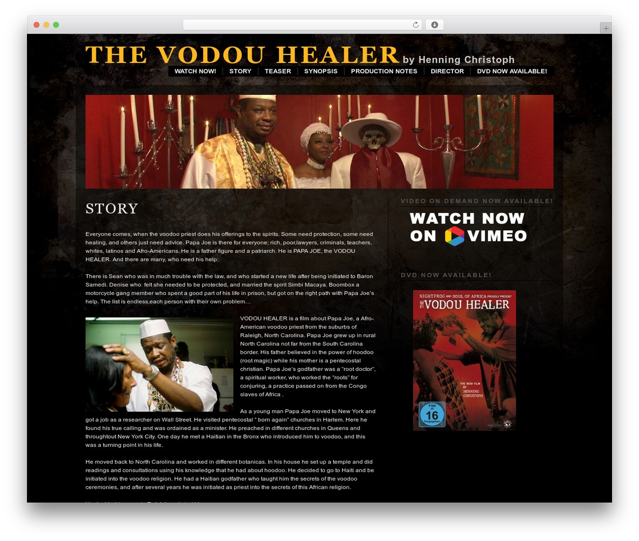 Modularity Lite theme WordPress - the-vodou-healer.com