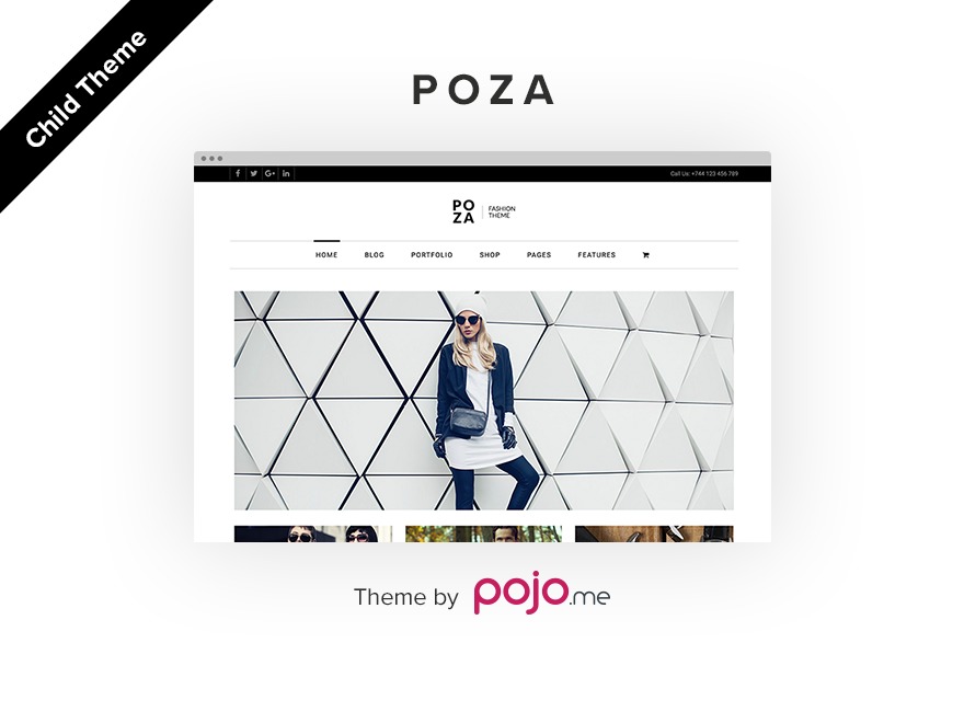 Poza Child WordPress theme