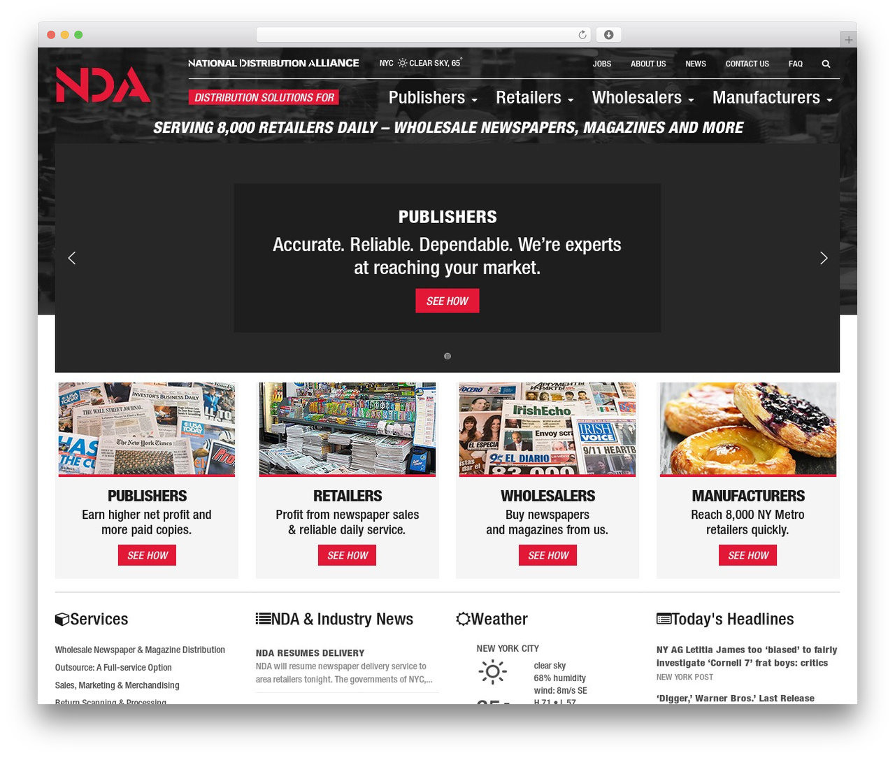 Theme WordPress Framework 3 - thenda.com